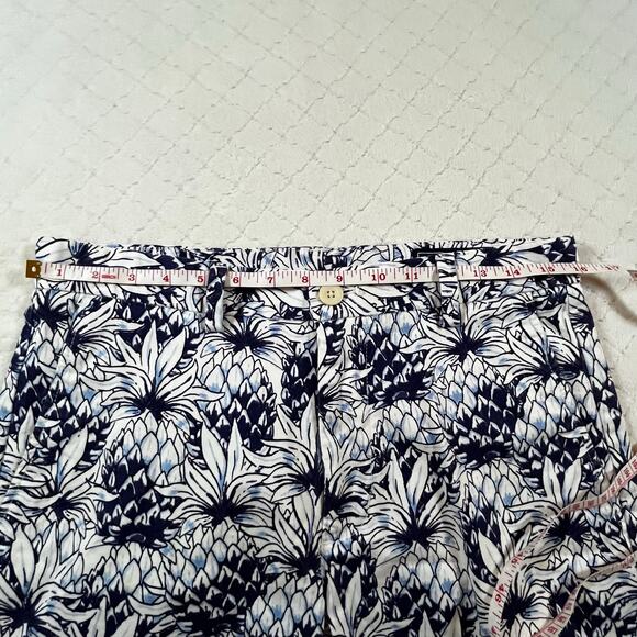 Vineyard Vines Classic Fit 7" Blue Tropical Plants Breaker Shorts Mens Size 30 - Picture 2 of 6